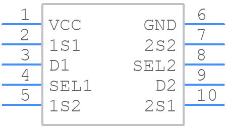 STG5223QTR - STMicroelectronics - PCB symbol