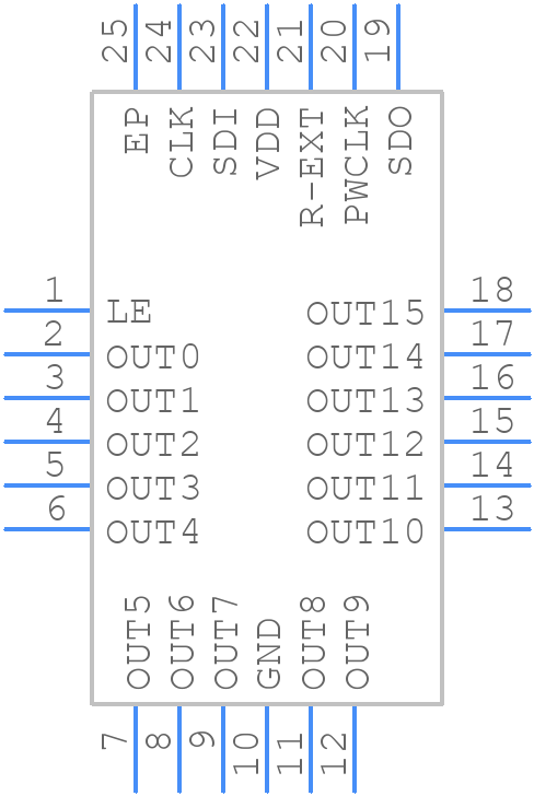 STP1612PW05QTR - STMicroelectronics - PCB symbol
