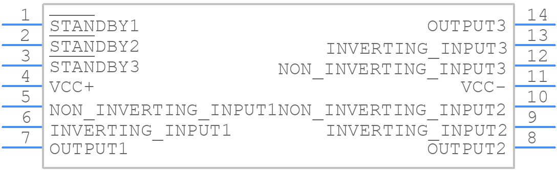 TSH113ID - STMicroelectronics - PCB symbol