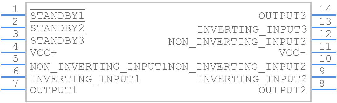 TSH113IDT - STMicroelectronics - PCB symbol
