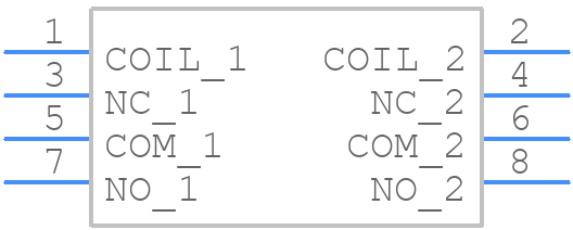 HF115F/012-2Z4B - RS Pro - PCB symbol