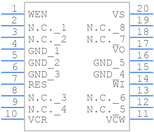 L4989MD - STMicroelectronics - PCB symbol