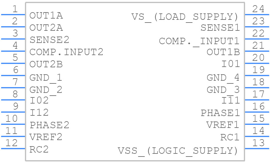 L6219R013TR - STMicroelectronics - PCB symbol