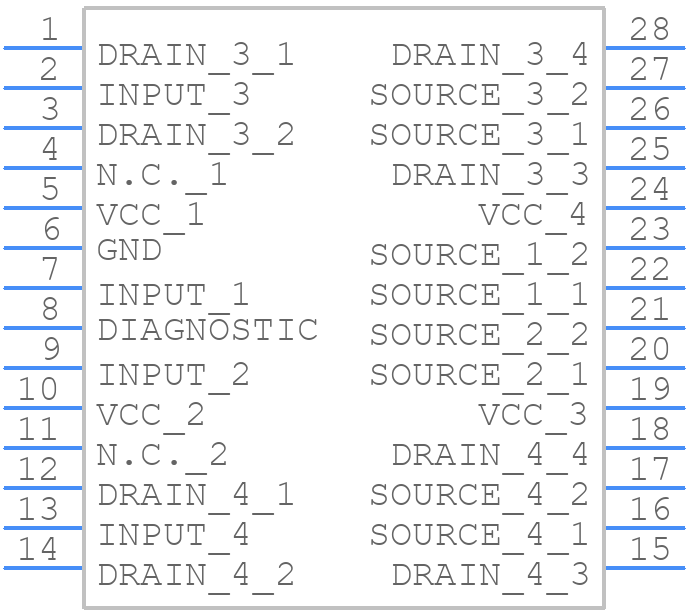 VN772KPTR-E - STMicroelectronics - PCB symbol