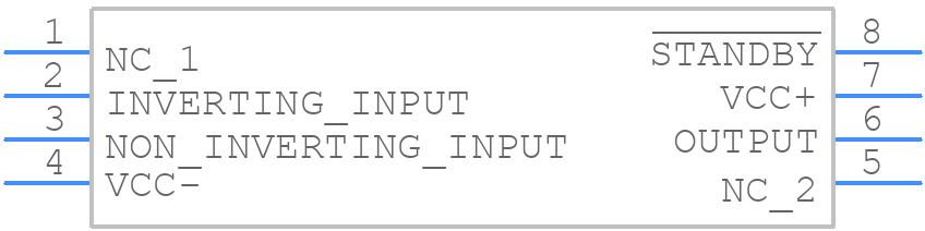 TSH111IDT - STMicroelectronics - PCB symbol
