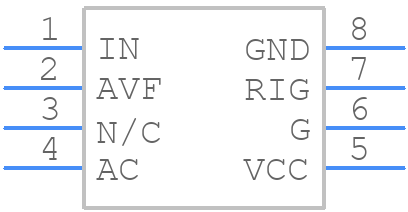 STCC08RL - STMicroelectronics - PCB symbol