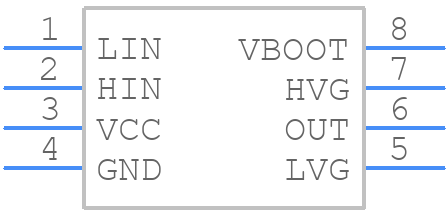 L6385EDR - STMicroelectronics - PCB symbol