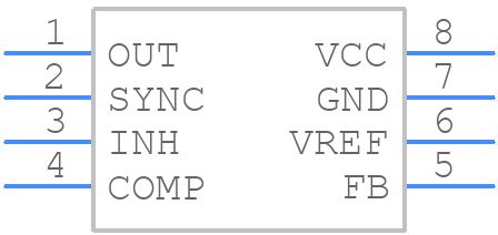 R5970AD - STMicroelectronics - PCB symbol