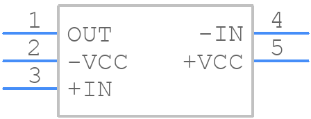 TSH341ILT - STMicroelectronics - PCB symbol