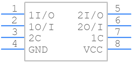 74V2G66STR - STMicroelectronics - PCB symbol