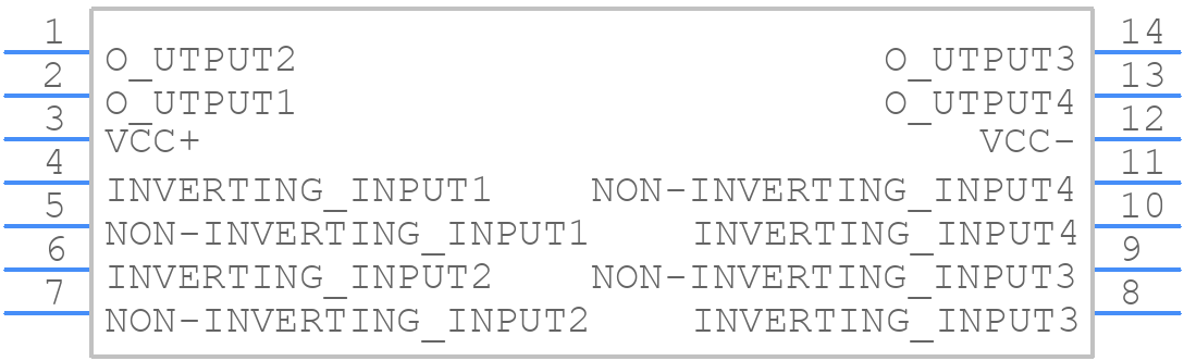 LM139APT - STMicroelectronics - PCB symbol