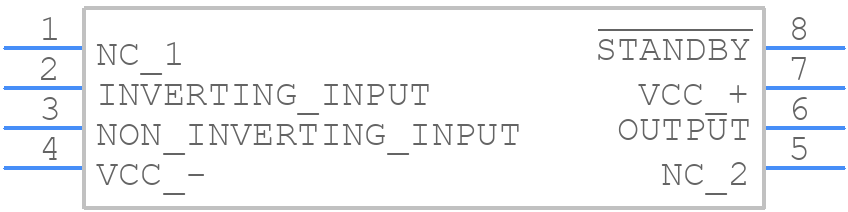 TSH111IPT - STMicroelectronics - PCB symbol