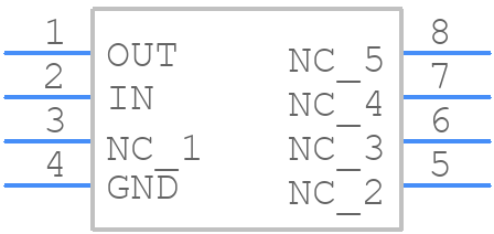 TS831-4IPT - STMicroelectronics - PCB symbol