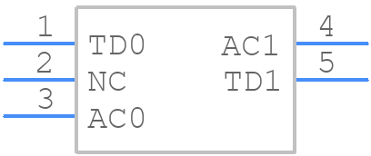 ST25TV02K-AP6H2 - STMicroelectronics - PCB symbol
