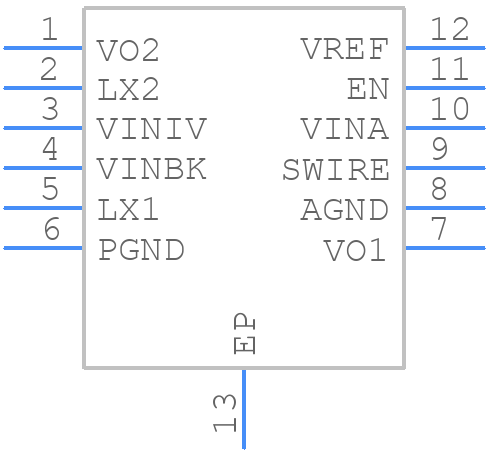 STOD14PUR - STMicroelectronics - PCB symbol