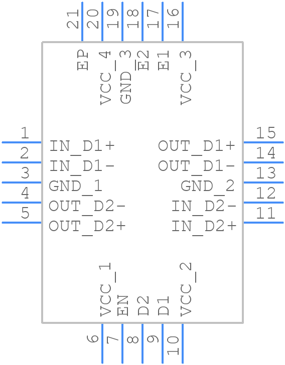 STA1102RQTR - STMicroelectronics - PCB symbol