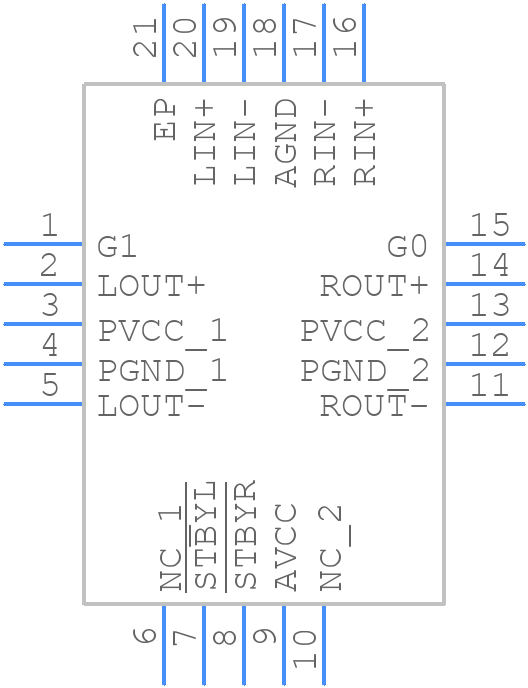 TS2012IQT - STMicroelectronics - PCB symbol
