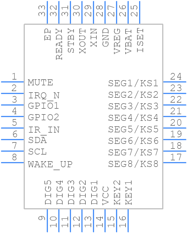 STLED325QTR - STMicroelectronics - PCB symbol