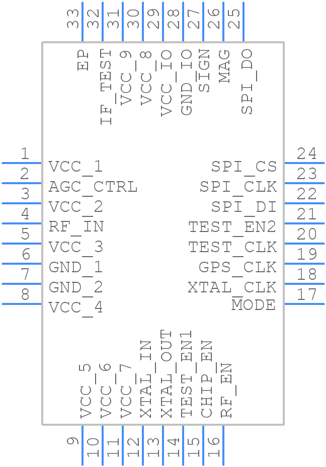 STA5620ATR - STMicroelectronics - PCB symbol