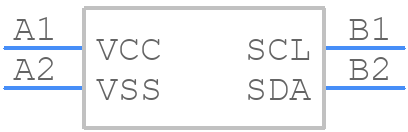 M24C08-FCT5TP/S - STMicroelectronics - PCB symbol