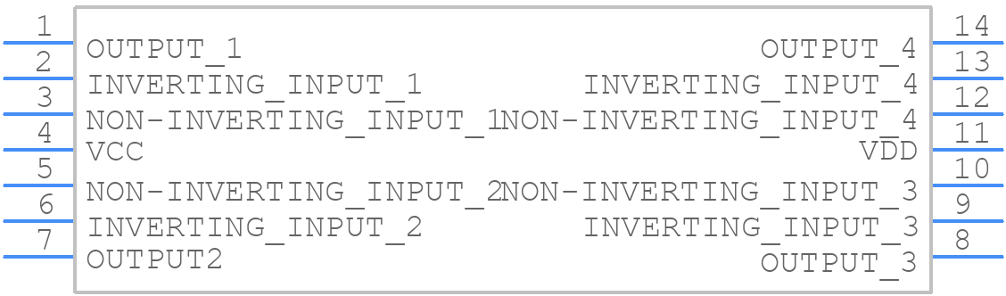 TS944BIPT - STMicroelectronics - PCB symbol