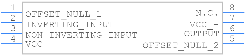 UA741MDT - STMicroelectronics - PCB symbol