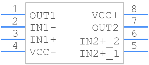 LM2904AYD - STMicroelectronics - PCB symbol