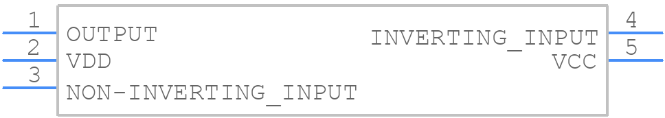 TSV321ILT - STMicroelectronics - PCB symbol