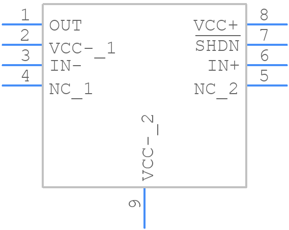 TSV630AIQ2T - STMicroelectronics - PCB symbol