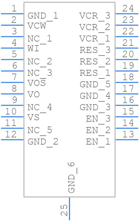 L4995RK - STMicroelectronics - PCB symbol