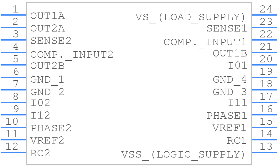 L6219DSA - STMicroelectronics - PCB symbol