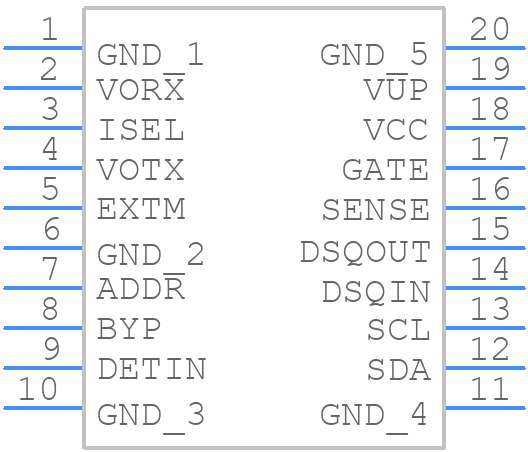 LNBH21PD - STMicroelectronics - PCB symbol