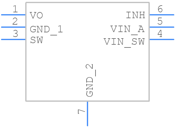 ST1S06PM12R - STMicroelectronics - PCB symbol