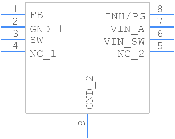 ST1S30PUR - STMicroelectronics - PCB symbol