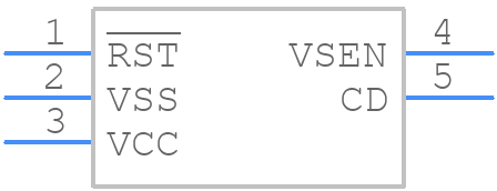 STM1831L20WY6F - STMicroelectronics - PCB symbol