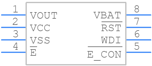 STM818MDS6E - STMicroelectronics - PCB symbol