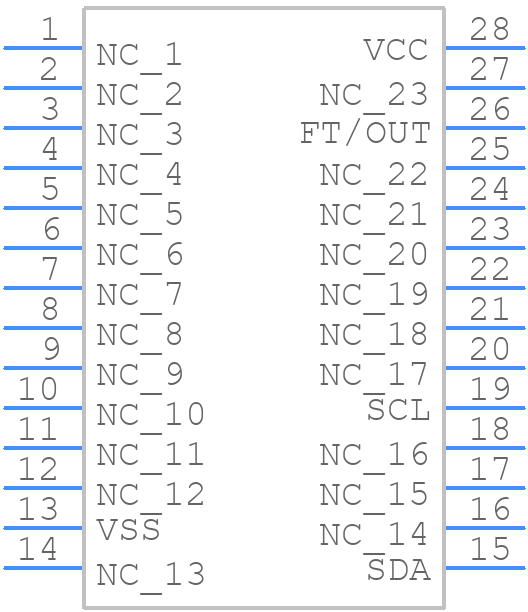 M41T56MH6E - STMicroelectronics - PCB symbol