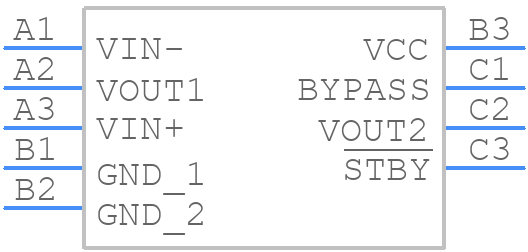 TS4990IJT - STMicroelectronics - PCB symbol