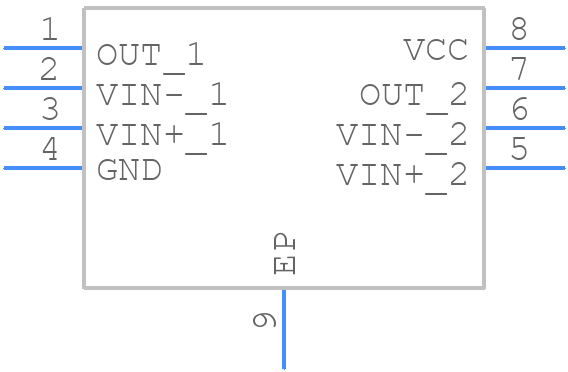 TS482IQT - STMicroelectronics - PCB symbol