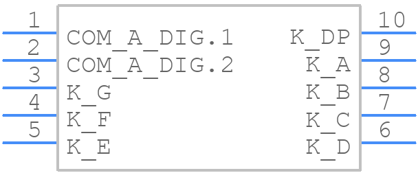 KW2-802AVA - Luckylight - PCB symbol