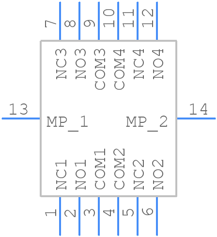 CMS-4216B - Nidec Copal - PCB symbol