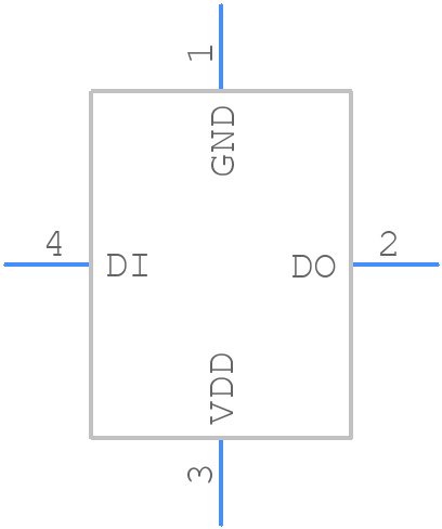 XL-3535RGBC-WS2812B - XINGLIGHT - PCB symbol