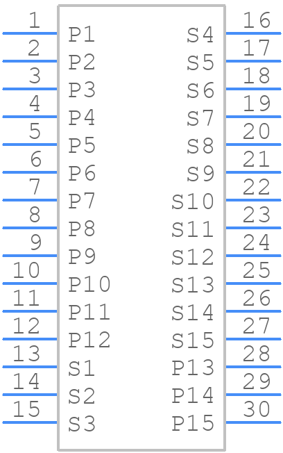 PCIM30W15M300A1 - Positronic - PCB symbol