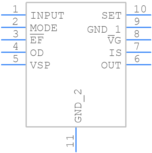 XTR200DQCR - Texas Instruments - PCB symbol