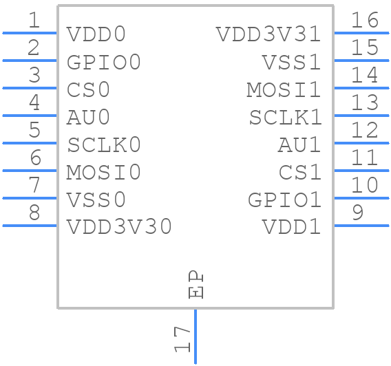 MLX90382LGO-BAA-100-SP - Melexis - PCB symbol