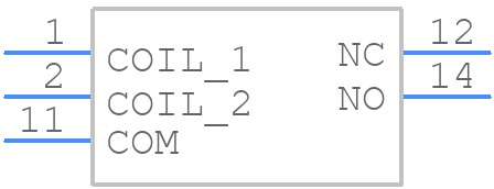 R30N-3011-85-1012 - Relpol - PCB symbol
