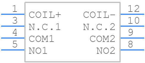 G6S-2-10-DC24 - OMRON Electronics - PCB symbol