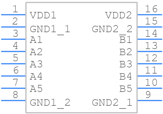 SI8655BA-B-IS - Skyworks - PCB symbol