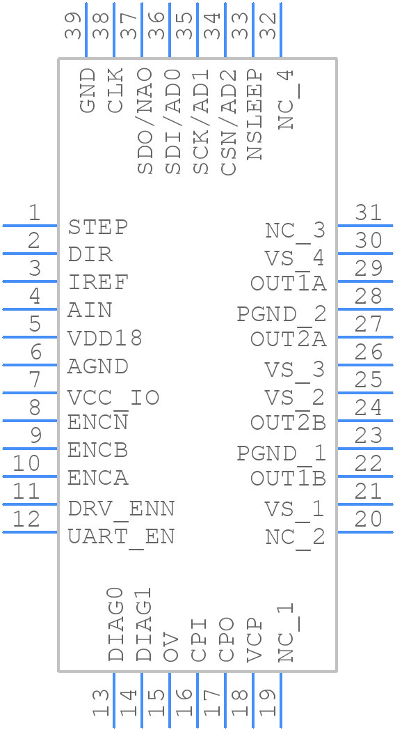 TMC2241ATU+T - Analog Devices - PCB symbol