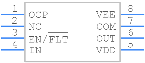 UCC57132BQDRQ1 - Texas Instruments - PCB symbol